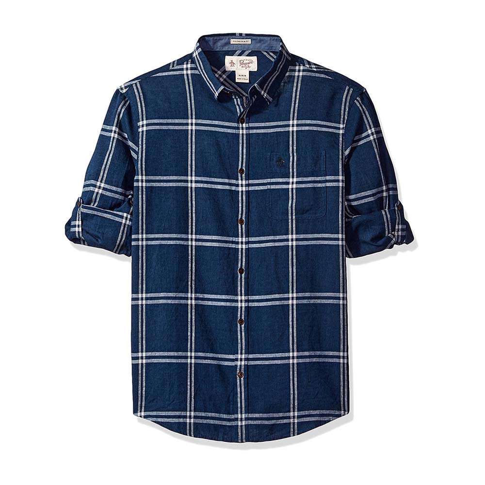 كرسي قماشي كوري بلون بني